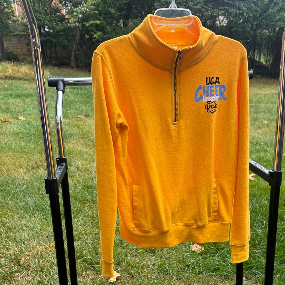 Varsity Golden Half-Zip Sweatshirt